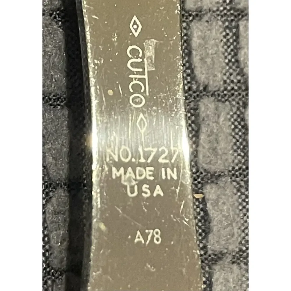 Cutco Carving Fork #1727 KM Stainless Classic Brown Handle USA
